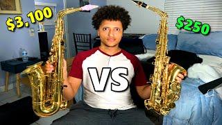 $250 Saxophone vs $3,100 Saxophone
