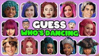 Guess Who Is Dancing?  Descendants: The Rise of Red ️ Red, Mal, Chloe, Evie, Carlos, Audrey...