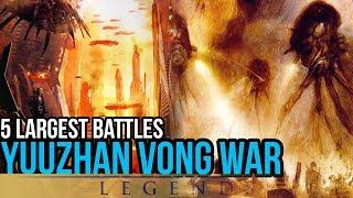 5 Largest Space Battles of the Yuuzhan Vong War | Star Wars Lore Top 5