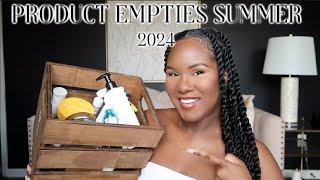 PRODUCT EMPTIES SUMMER 2024 | PRODUCTS THAT DID AND DID NOT WORK FOR ME