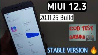 Redmi 4X: MIUI 12.3 Update | MIUI 12 EU 20.11.25 | New Features, Redesign MIUI | COD Gaming Test