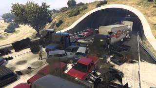 Ridiculous Explosive Pile Up - GTA V Rockstar Editor