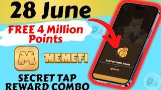 ( Level 1-11 ) Memefi Secret Reward Combo |Memefi 4,000,000 Coins Code | Memefi Secret Code |#memefi