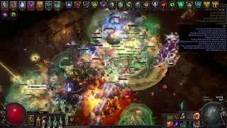 Early Low budget Chaos Zoomancer & Minion Army Necromancer T16 map clear speed