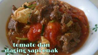 Daging sapi masak tomat/Simple chinese food