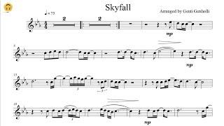 Skyfall by Adele (Flute Solo with Piano Accompaniment/Sheets)