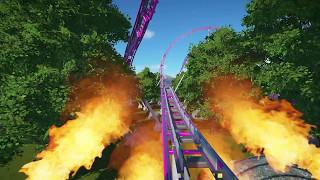 Intense Pink Lady - Launched Coaster - Planet Coaster