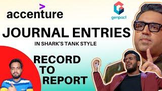 Record to Report Interview Journal Entries  | R2R Interview Journal Entry - Accenture | Genpact