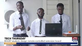 Tech Thursday: KNUST students designs remote-controlled extension board - JoyNews Today