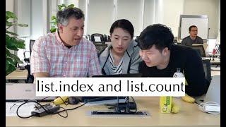 Python standard library: list.index and list.count