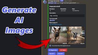 Generate AI Images In Your Discord Server (FREE) AI Image Generator Bot