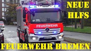 [NEUE HLFs mit BULLHORN] 2x NEUE HLFs + LEIH-DLK (Oldenburg) + HLF + Boot + MTW BF Bremen Wachen 1/4