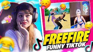 Free Fire Funny Moment and  Tik Tok Reaction || Garena Free Fire || Bindass laila