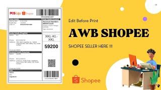 Cara Nak Print Lebih Details Shopee Air Waybill (AWB)