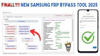 All Samsung FRP Unlock Tool 2025 Android 14/13/12 | All Samsung FRP Bypass Tool 2025