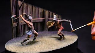 Making a Gladiator Combat Diorama