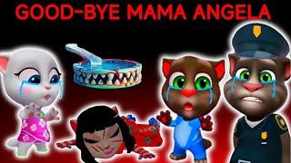 GOOD-BYE MAMA ANGELA | MY TALKING TOM ANGELA 2 | AMONG US | POOL EATER EAT TOM MAMA 