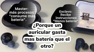 ¿Porque un auricular se descarga antes que el otro? En los auriculares tws