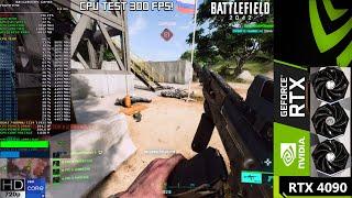 Intel i9 13900K CPU Test, Battlefield 2042 Ultra Settings 720p | RTX 4090