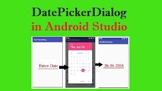 how to display date picker dialog in android
