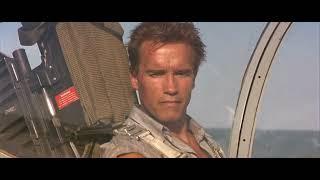 Arnold Schwarzenegger, Tom Arnold, Jamie Lee Curtis, in True Lies-  ,Harrier scene