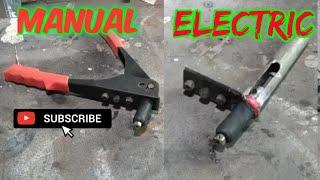 DIY‼️CREATIVE IDEAS FOR MANUAL RIVET handlebars TURNED INTO ELECTRIC