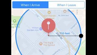 Using Location Based Reminders with iPhone