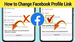 New! How to Change Facebook Profile Link URL 2023