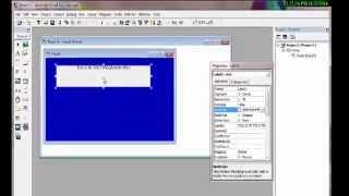 Learn Visual Basic 6.0 (VB 6)-Working with Label and its properties-Step by Step Tutorial