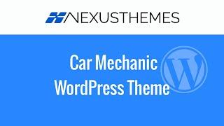 The Car Mechanic WordPress Theme - promote your car repair business online