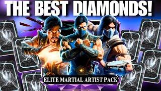 MK Mobile Elite Martial Artist Pack Opening | The BEST Diamonds