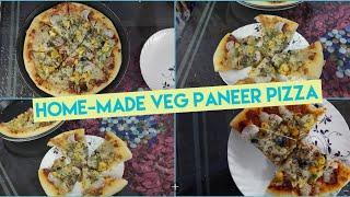 Veg Paneer Pizza (Home-Made Pizza Recipes)