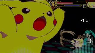 NICK54222 MUGEN: Hatsune Miku VS Pikachu