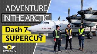 ICONIC Dash 7: Most extreme STOL (Short Takeoff Landing) Aircraft! Cockpit Movie SUPERCUT [AIRCLIPS]