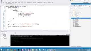 Add Grunt and Bower to Visual Studio projects