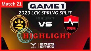 LSB vs NS ll HIGHLIGHTS ll M#21 - G 01 - LCK 2023 SPRING SPLIT