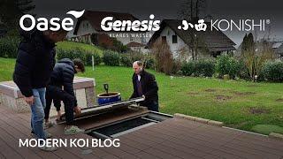 Modern Koi Blog #5906 - Christians Genesis Bürstenfilter mit sperriger Filterabdeckung