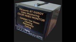 Panasonic BT S1050Y PVM Teardown and Clean