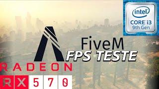 GTA ROLE PLAY FPS TESTE | i3 9100f | Rx 570 4gb | 2x8gb 2400mhz