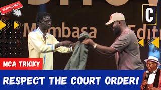 RESPECT THE COURT ORDER! BY: MCA TRICKY