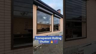 Transparent Polycarbonate Rolling Shutter 