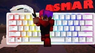 Keyboard + Mouse Sounds ASMR | Hypixel Bedwars اسمار ماوس و کیبورد بدوارز هایپیکسل