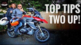 How to ride a motorcycle with a pillion passenger - Hints and tips for two up riding