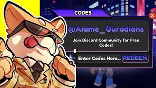 All WORKING Codes 2024 (Anime Guardians)