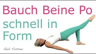  35 min. Bauch, Beine und Po schnell in Form | BBP Fitness-Training, ohne Geräte