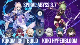 『4k UHD』C0 Kokomi Crit Build and C6 Kuki Hyperbloom - Genshin Impact Abyss 3.7 Floor 12 36 Stars