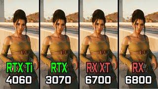 RTX 4060 Ti vs RTX 3070 vs RX 6700 XT vs RX 6800 - Test in 13 Games