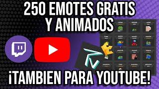 250+ Emotes Gratis para tu canal YT/Twitch - 7TV tutorial, cómo instalarlo y usarlo - MEJOR QUE BTTV