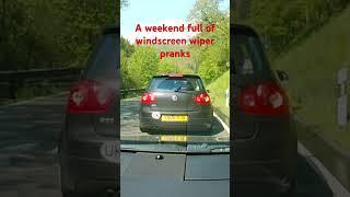 Windscreen Wiper Pranks on the Nurburgring roadtrip #astravxr #funny #prank #nurburgring