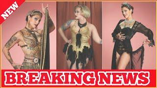 American Pickers’ topless Danielle Colby  nude & aggressively shakes  fans throw her money on stage.